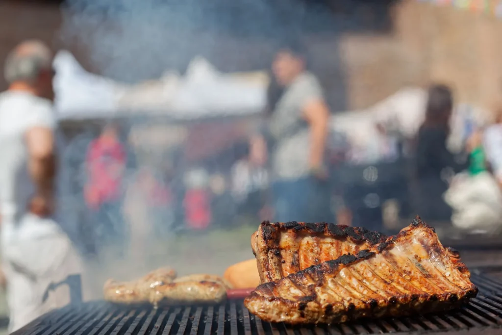 BBQ catering cooked on site or delivered