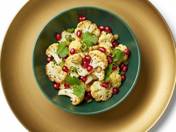 Roasted Cauliflower Herb And Pomegranate