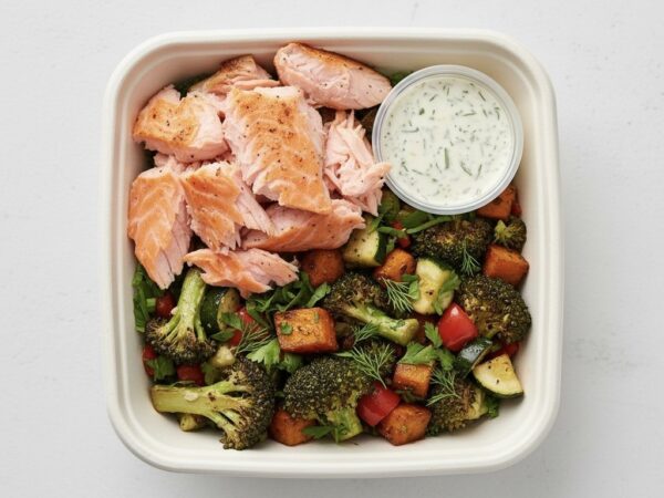 Roasted Ocean Trout & Vegetable Salad