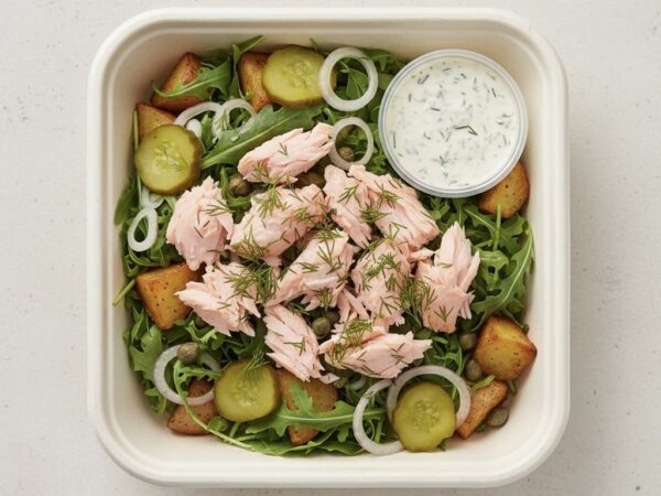 Roasted Ocean Trout & Rustic Potato Salad