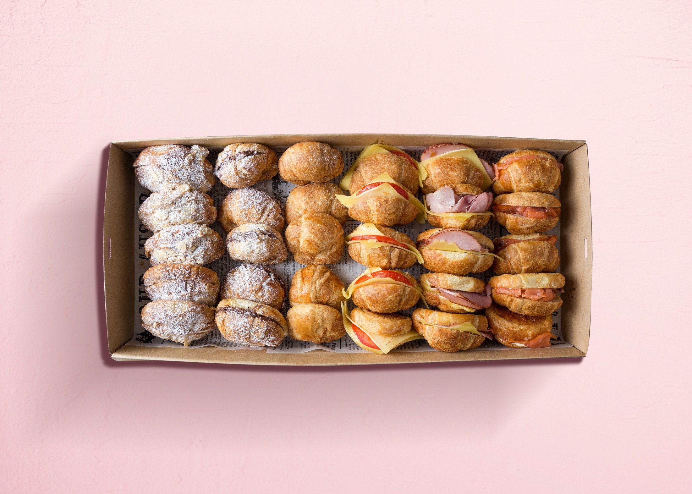 Mini Filled Croissants (6)