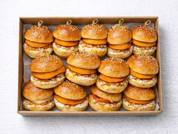 Whipped Ricotta & Roasted Pumpkin Sliders