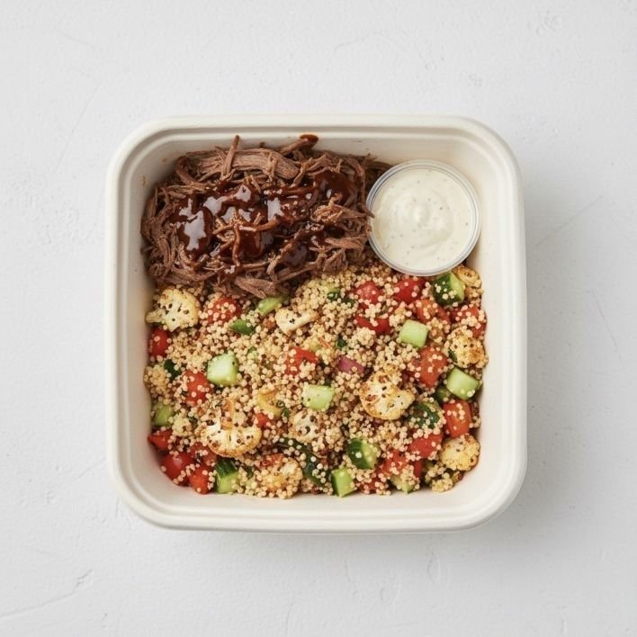 Pulled Beef & Cous Cous Unsw