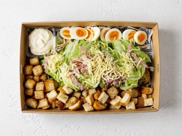 Charred Chicken Caesar Salad Platter