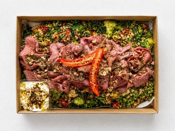Pulled Beef & Cous Cous Salad Platter