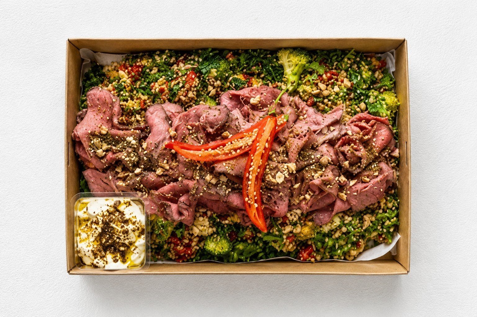 Pulled Beef & Cous Cous Salad Platter
