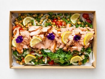 Ocean Trout & Roast Veg Salad Platter