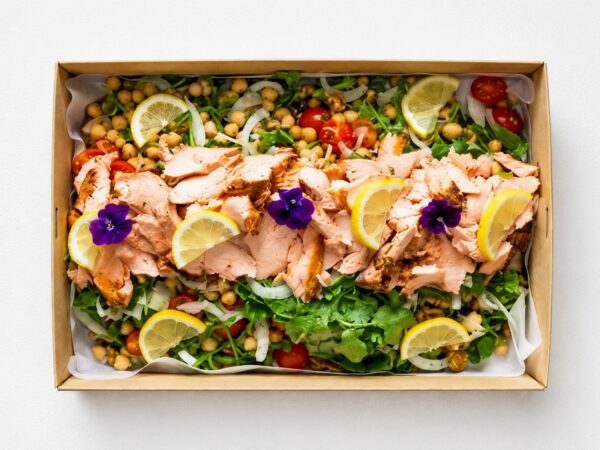 Ocean Trout & Roast Veg Salad Platter