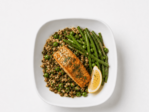Roasted Atlantic Salmon And Ancient Grains