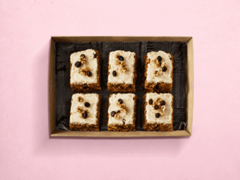 Vegan Carrot Cake Slice