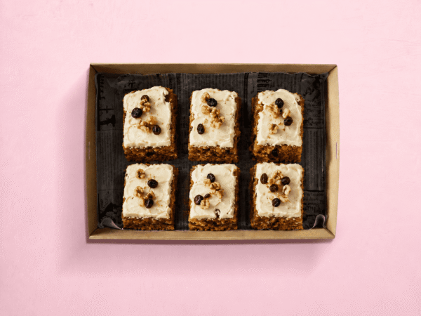 Vegan Carrot Cake Slice