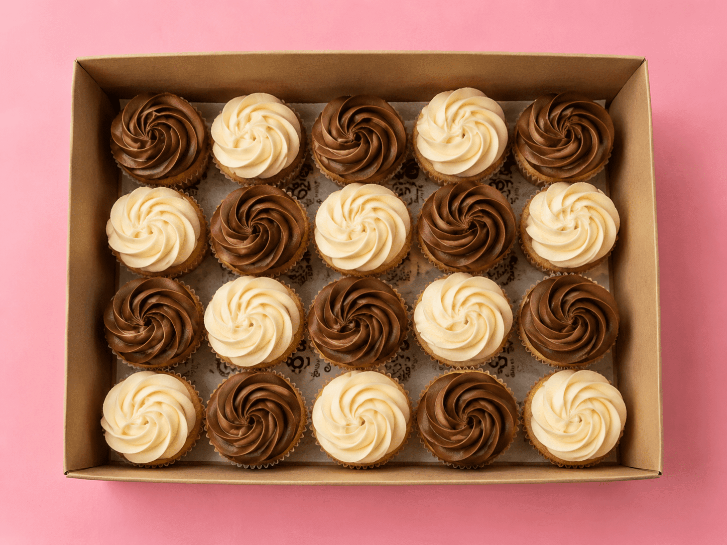 Cupcakes Chocolate & Vanilla (6)