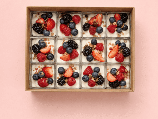 Vegan Yoghurt Pot With Seasonal Berries