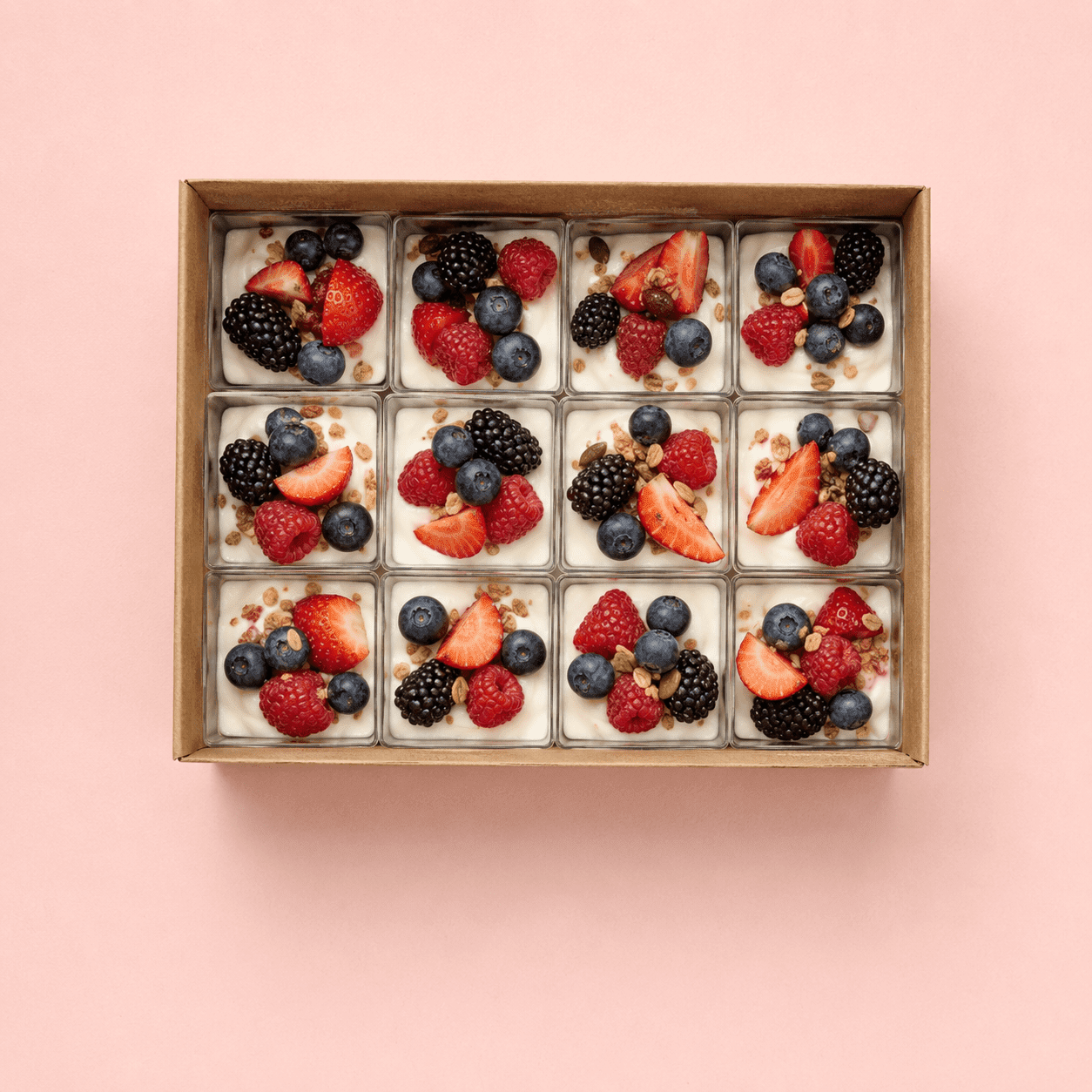 Vegan Yoghurt Pot With Seasonal Berries