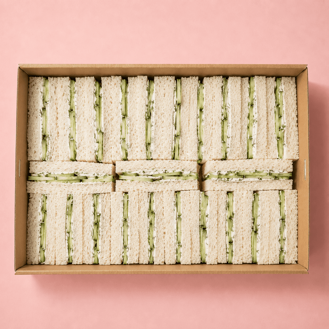 Cucumber Cream Cheese, Dill, Fingers (6)